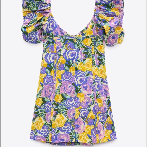 NWT - Zara - Printed corset style mini dress - Size XXL - Picture 7 of 7